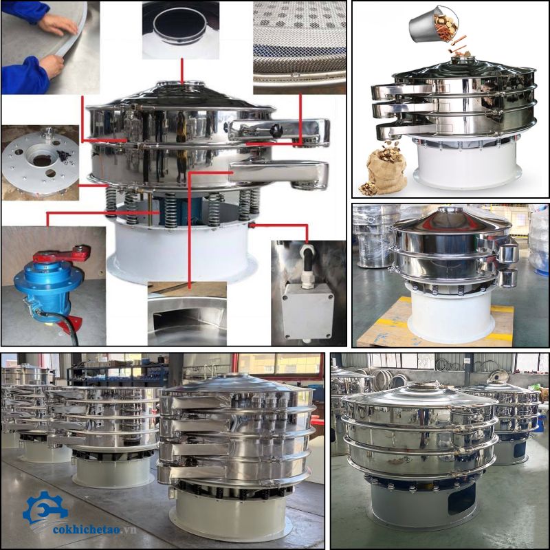 Máy sàng tròn nhiều lớp