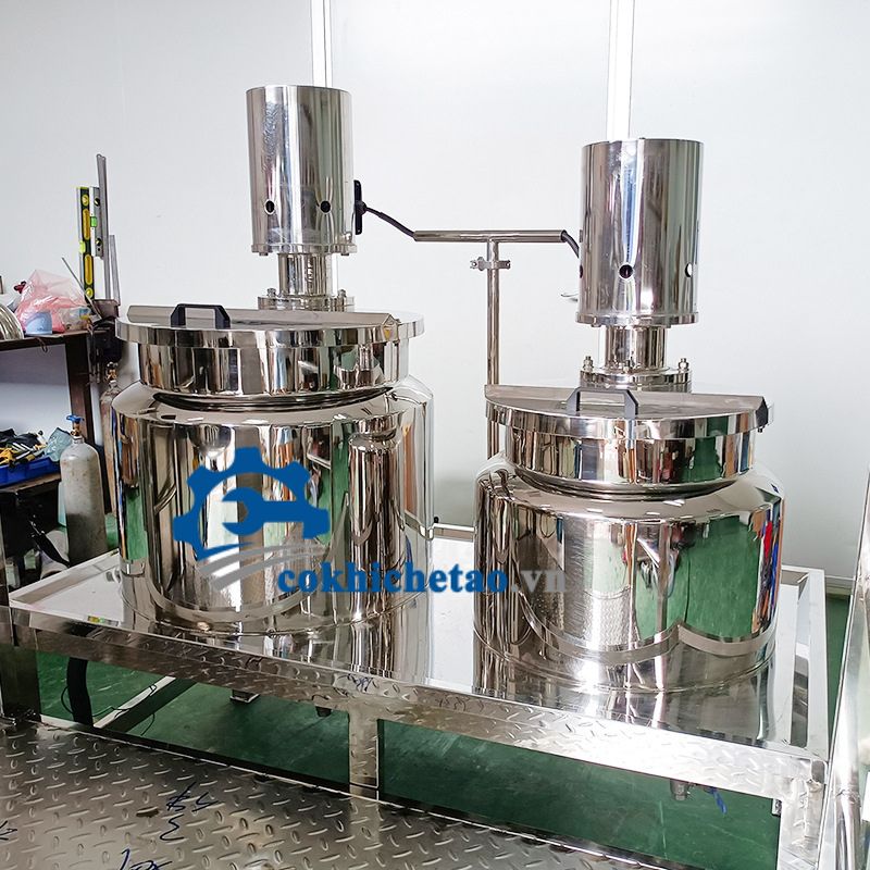 Máy sản xuất mỹ phẩm hút chân không