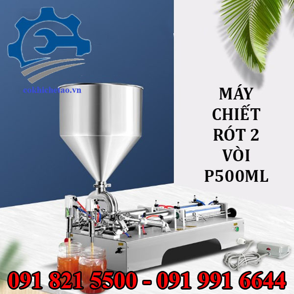 Máy chiết rót 2 vòi giá rẻ