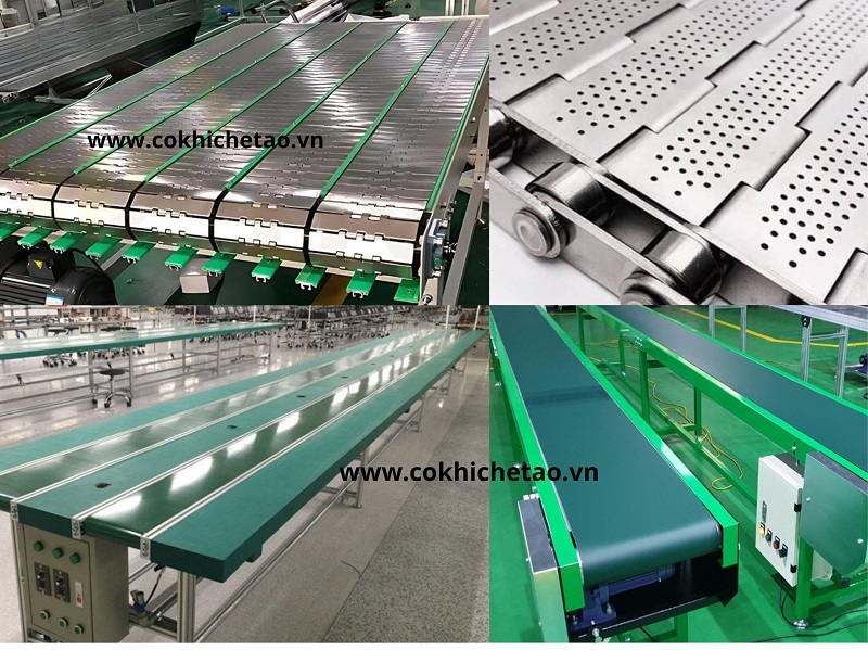 thi công băng băng tải chuyển hàng nhà máy sản xuất
