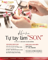 Workshop Làm Son Dưỡng Và Son Lì 06/07