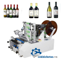 Máy Dán Nhãn Chai Bán Tự Động, Máy Dán Nhãn Decal Chai Tròn