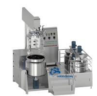 Máy nấu mỹ phẩm, nồi nấu có cánh khuấy – Máy nhũ hóa mỹ phẩm, máy đồng hóa