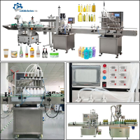 Máy chiết rót 6 vòi tự động có băng tải - Máy chiết dịch lỏng, dịch sệt, tinh dầu, mật ong, nước mắm