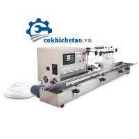 Máy Chiết Rót Sốt 4 Vòi: Điều Khiển Dễ Dàng, Độ Chính Xác Cao
