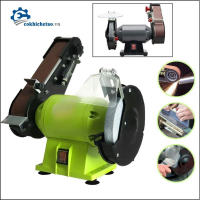 Máy Mài Đai Nhám Để Bàn Trong Gia Công Inox Và Kim Loại Tấm