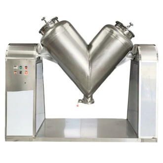 Máy trộn bột chữ V - Máy trộn bột khô, máy trộn bột thuốc, bột kim loại