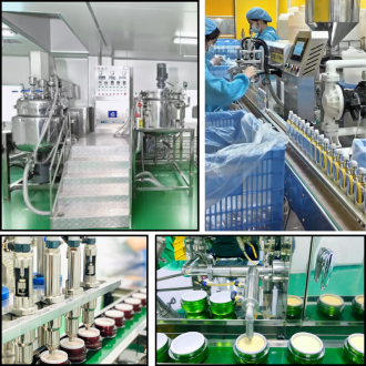 Máy Chiết Kem Mỹ Phẩm, Máy Chiết Rót Dung Dịch Đặc Hai Vòi