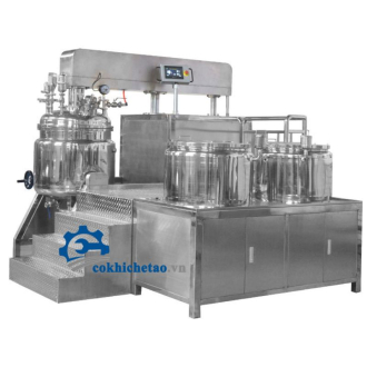 Máy Đồng Hóa Mỹ Phẩm, Máy Sản Xuất Mỹ Phẩm – Máy Nhũ Hóa Hút Chân Không