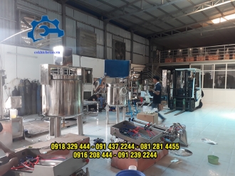 Máy sản xuất mỹ phẩm dầu gội, sữa tắm, sữa rửa mặt - Máy sản xuất nước rửa chén