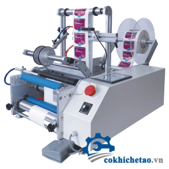 Máy Dán Nhãn Chai Bán Tự Động, Máy Dán Nhãn Decal Chai Tròn