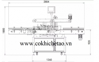 Máy dán nhãn, máy dán nhãn chai pet - Máy dán nhãn chai tự động