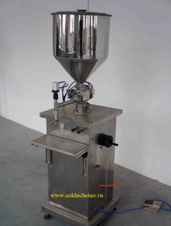 Máy Chiết Mỹ Phẩm Có Băng Tải - Máy Chiết Kem Cốt Trắng, Kem Trị Nám